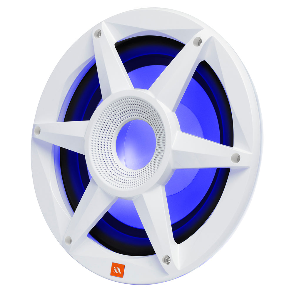 JBL 10" Marine RGB Passive Subwoofer - White Stadium Series - Skoutley Outdoors LLC