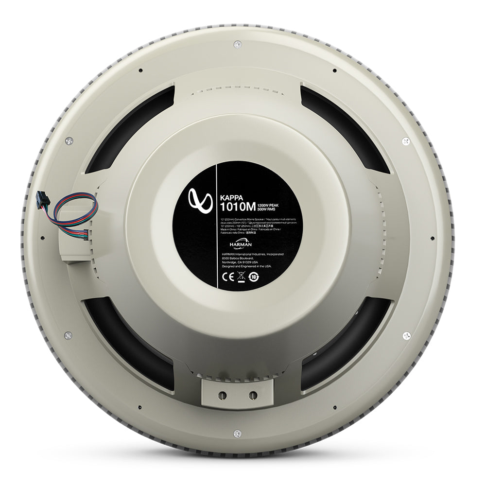 Infinity 10" Marine RGB Kappa Series Speakers - White - Skoutley Outdoors LLC