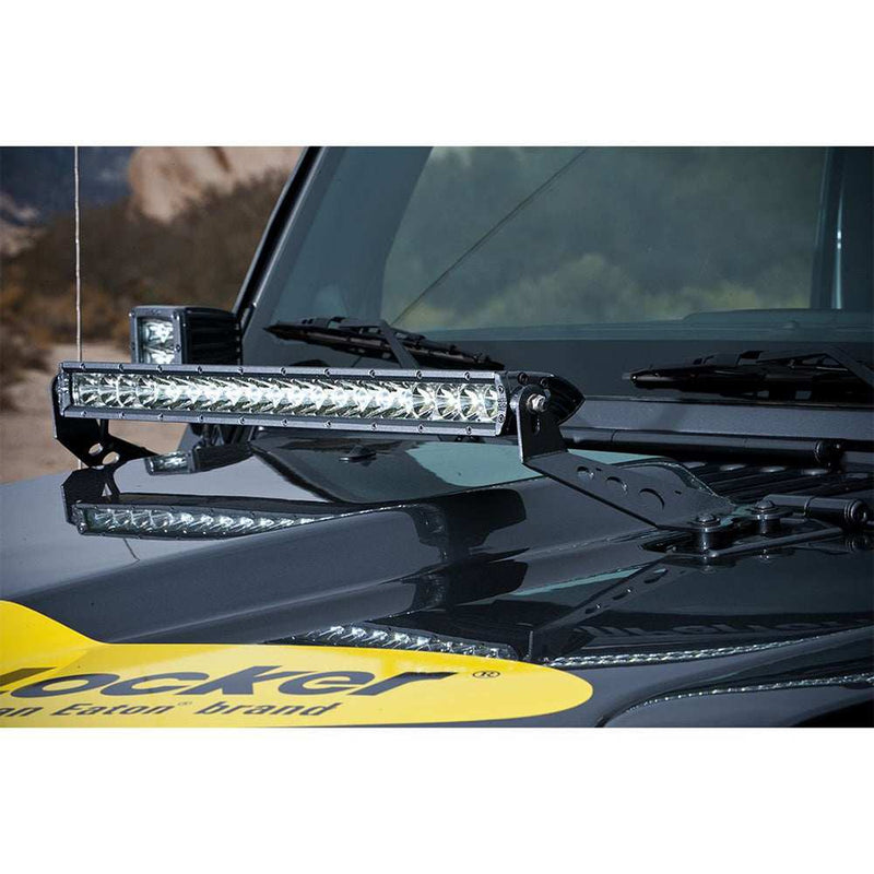 Load image into Gallery viewer, RIGID Industries 2007-2017 Jeep JK 20" Light Hood Mount - Skoutley Outdoors LLC