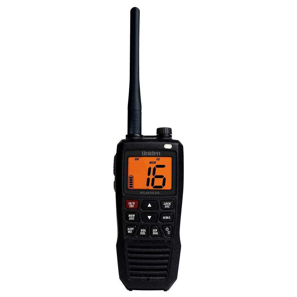 Uniden Atlantis 275 Floating Handheld VHF Marine Radio - Skoutley Outdoors LLC