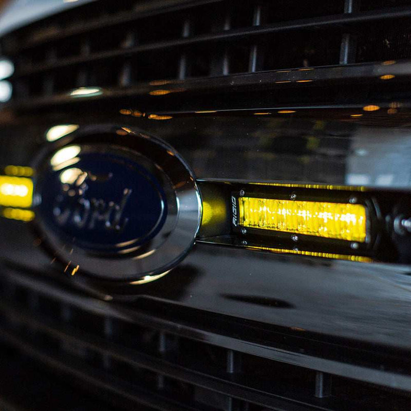 Load image into Gallery viewer, RIGID Industries 6" SR-Series SAE Compliant Fog Light - Black w/Yellow Light - Skoutley Outdoors LLC