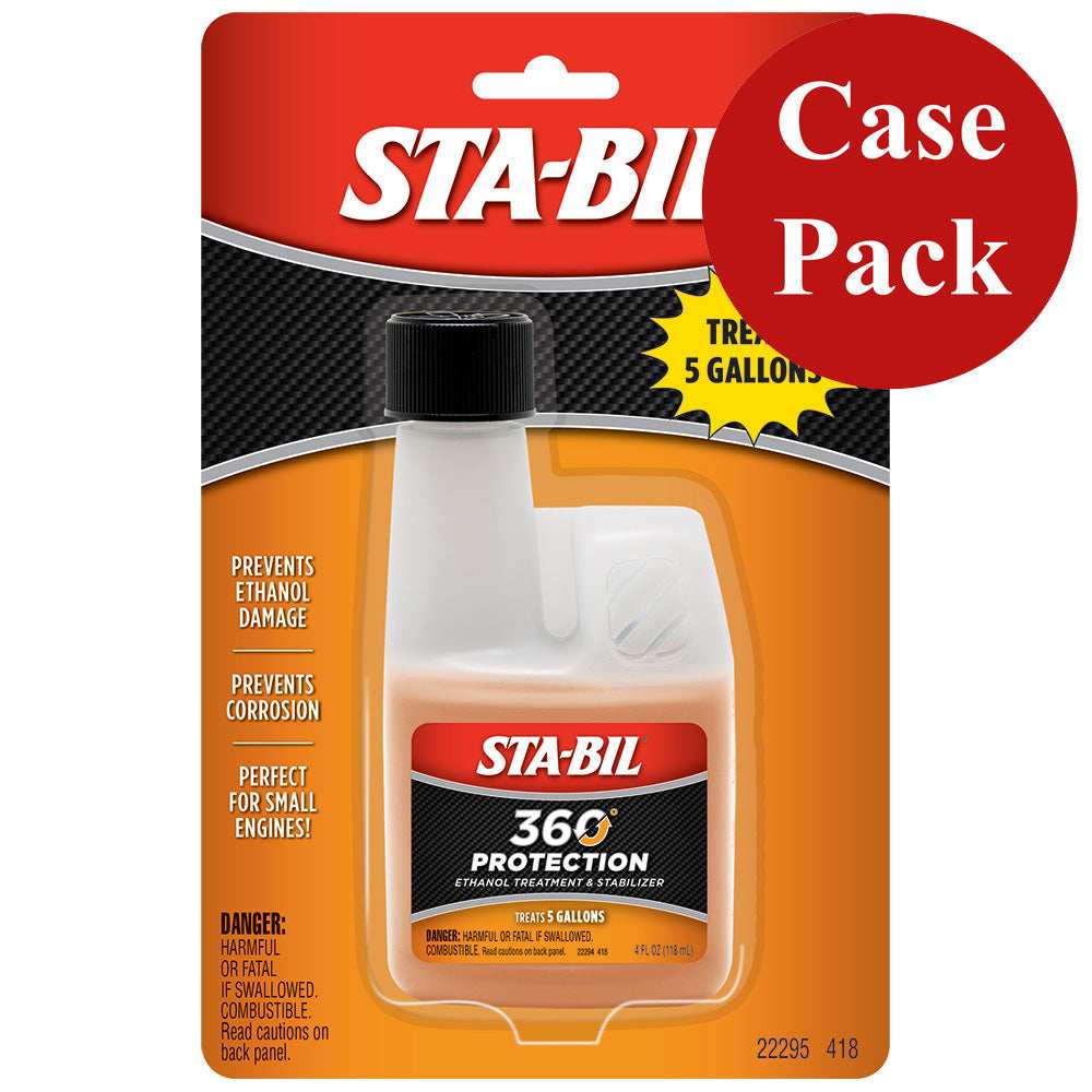 STA-BIL 360 Protection Ethanol Treatment - Small Engine - 4oz *Case of 6* - Skoutley Outdoors LLC