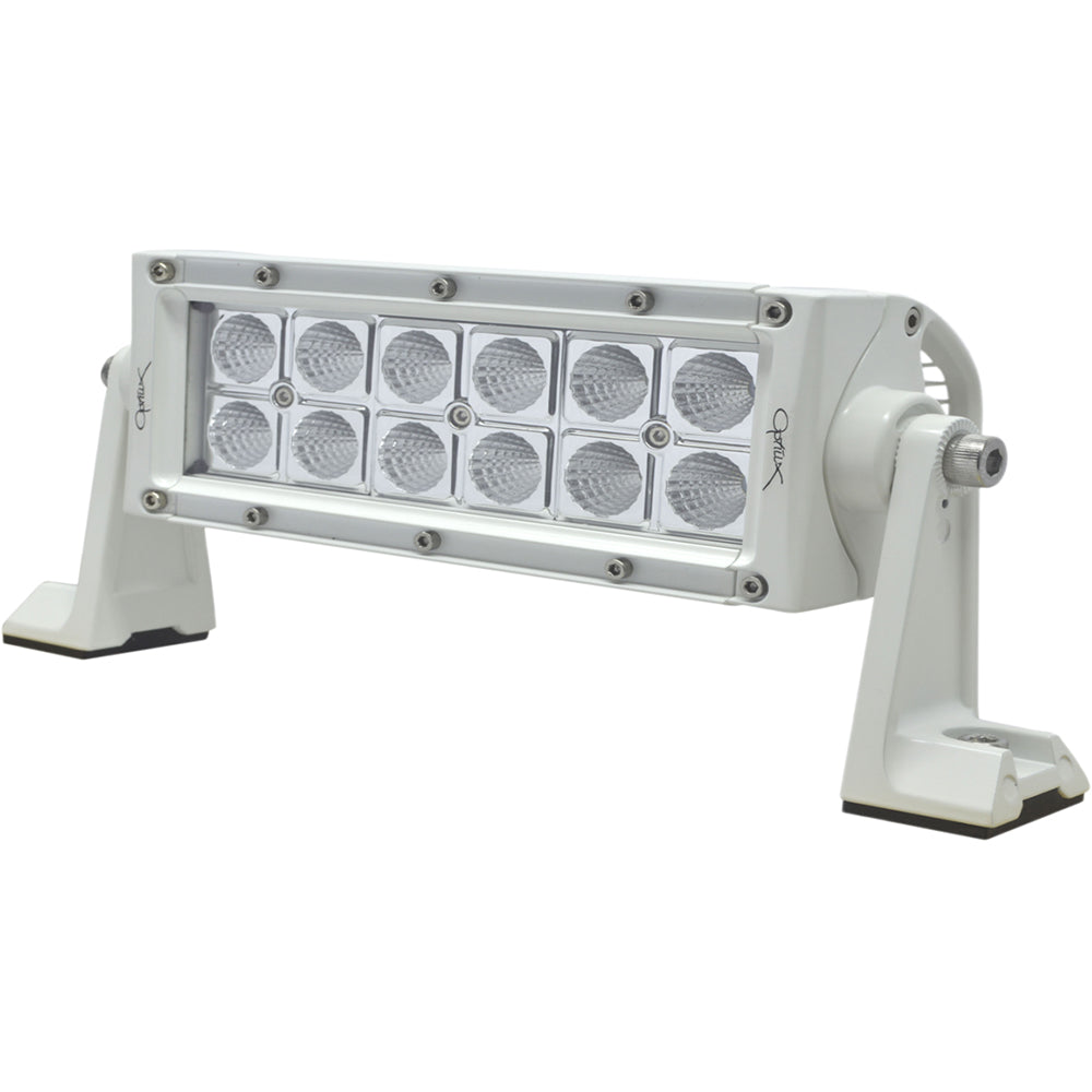Hella Marine Value Fit Sport Series 12 LED Flood Light Bar - 8" - White - Skoutley Outdoors LLC