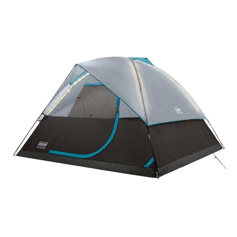 Load image into Gallery viewer, Coleman OneSource Rechargeable 4-Person Camping Dome Tent w/Airflow System & LED Lighting - Skoutley Outdoors LLC