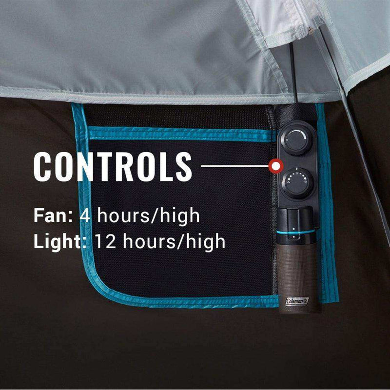 Load image into Gallery viewer, Coleman OneSource Rechargeable 4-Person Camping Dome Tent w/Airflow System & LED Lighting - Skoutley Outdoors LLC