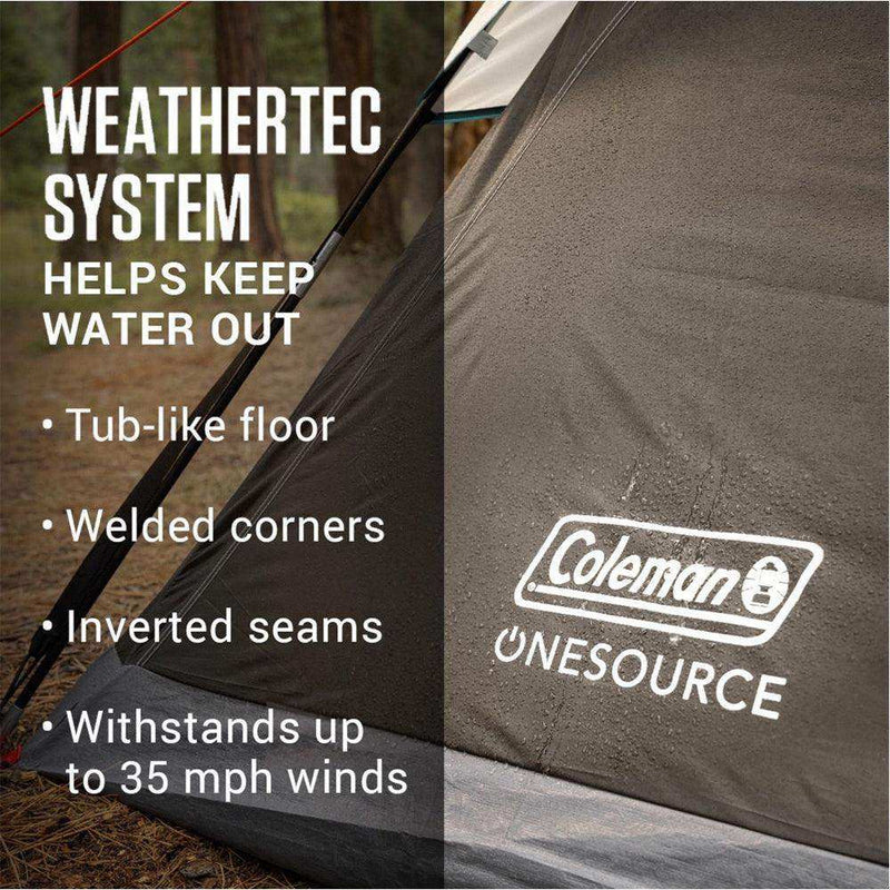 Load image into Gallery viewer, Coleman OneSource Rechargeable 4-Person Camping Dome Tent w/Airflow System & LED Lighting - Skoutley Outdoors LLC