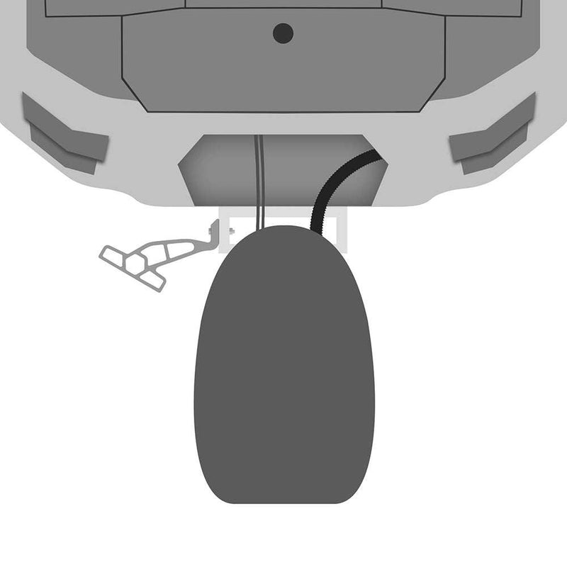 Load image into Gallery viewer, Minn Kota Raptor Jack Plate Adapter Bracket - Port - 2" Setback - 4" Rise - White - Skoutley Outdoors LLC