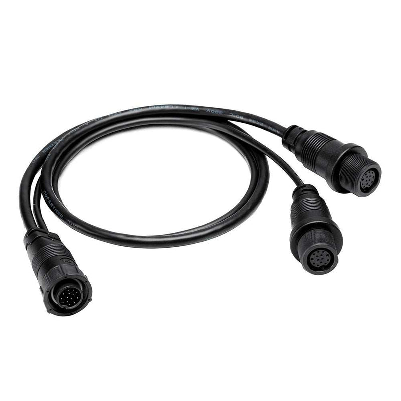 Load image into Gallery viewer, Humminbird 14 M SILR Y - SOLIX®/APEX® Side Imaging Left-Right Splitter Cable - Skoutley Outdoors LLC