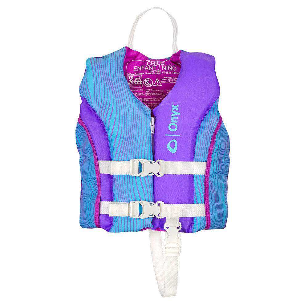 Onyx Shoal All Adventure Child Paddle & Water Sports Life Jacket - Purple - Skoutley Outdoors LLC