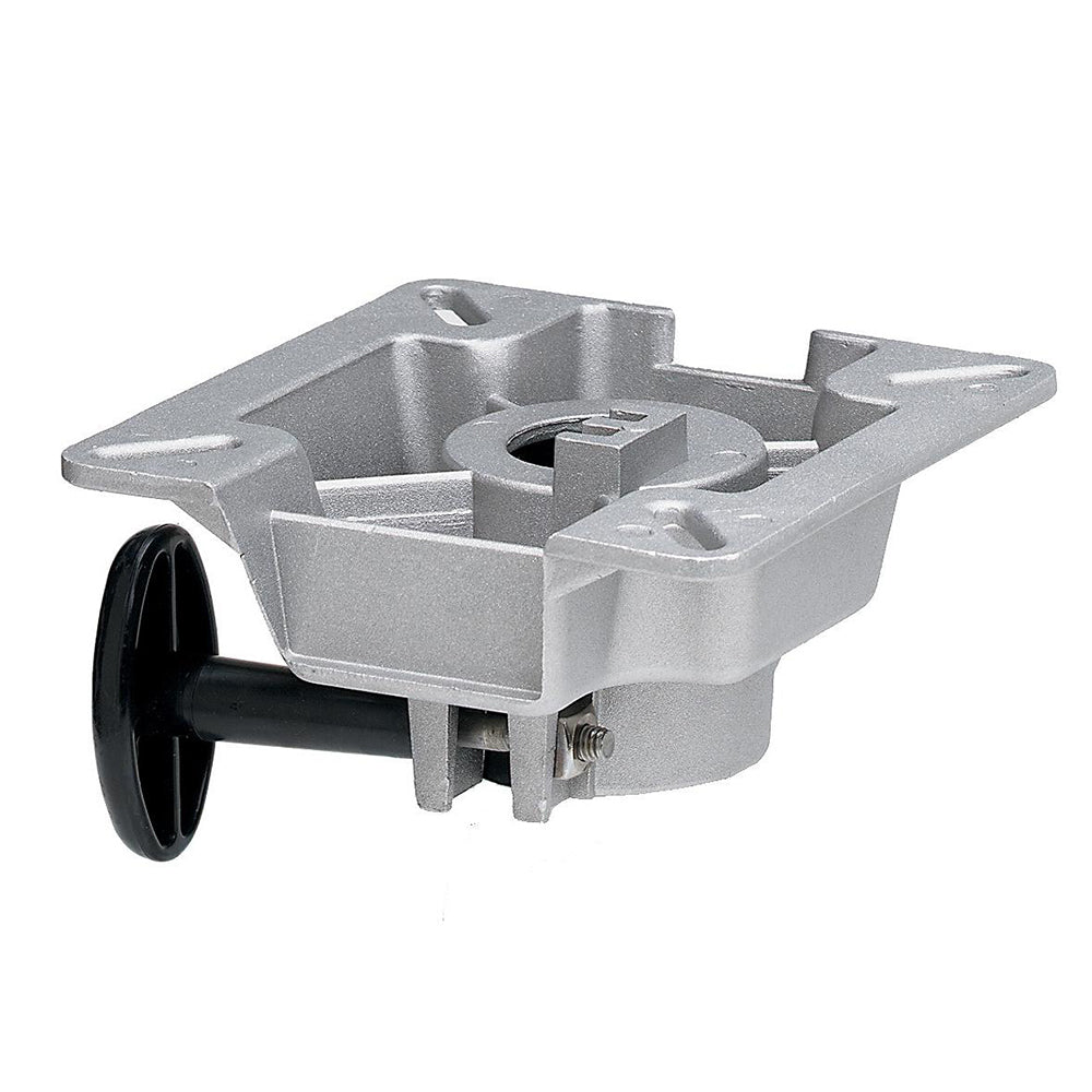 Attwood SWIVL-EZE LakeSport 2-3/8" Seat Mount w/Friction Control - Aluminum - Skoutley Outdoors LLC