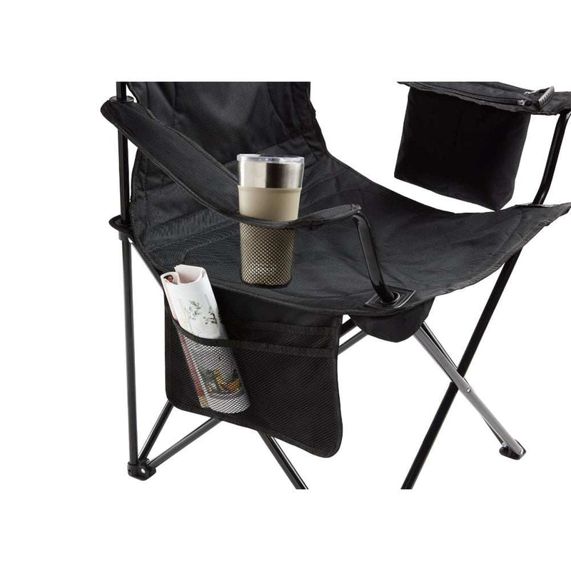 Load image into Gallery viewer, Coleman Cooler Quad Chair - Black - Skoutley Outdoors LLC