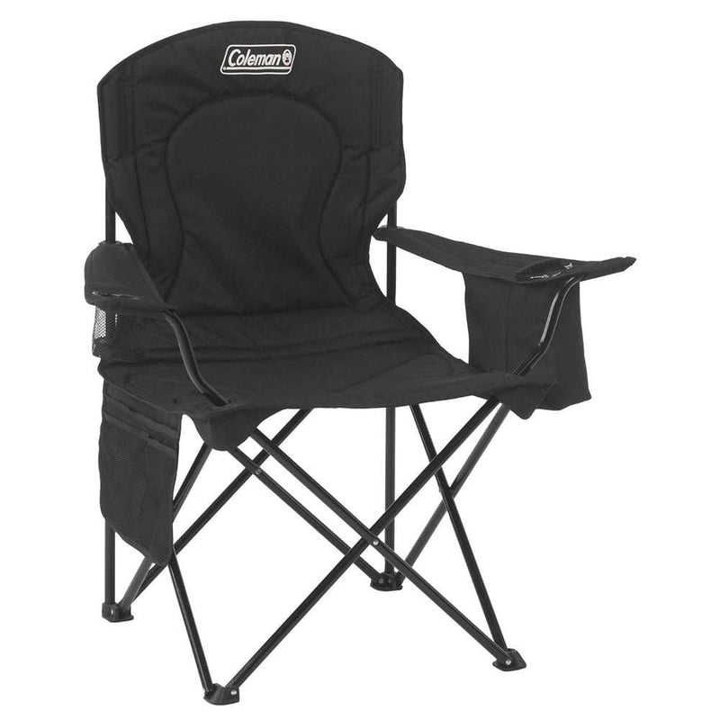 Load image into Gallery viewer, Coleman Cooler Quad Chair - Black - Skoutley Outdoors LLC