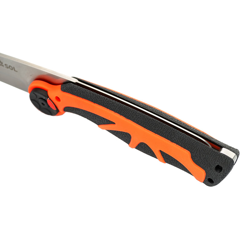 Load image into Gallery viewer, S.O.L. Survive Outdoors Longer Stoke Pivot Knife & Saw