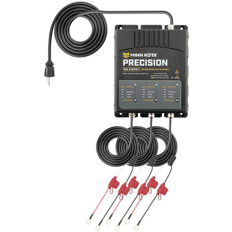 Load image into Gallery viewer, Minn Kota On-Board Precision Charger MK-330 PCL 3 Bank x 10 AMP LI Optimized Charger - Skoutley Outdoors LLC