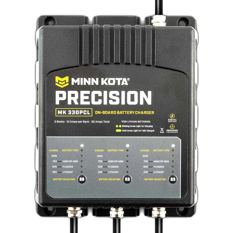 Load image into Gallery viewer, Minn Kota On-Board Precision Charger MK-330 PCL 3 Bank x 10 AMP LI Optimized Charger - Skoutley Outdoors LLC