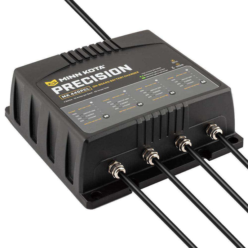 Load image into Gallery viewer, Minn Kota On-Board Precision Charger MK-440 PCL 4 Bank x 10 AMP LI Optimized Charger - Skoutley Outdoors LLC