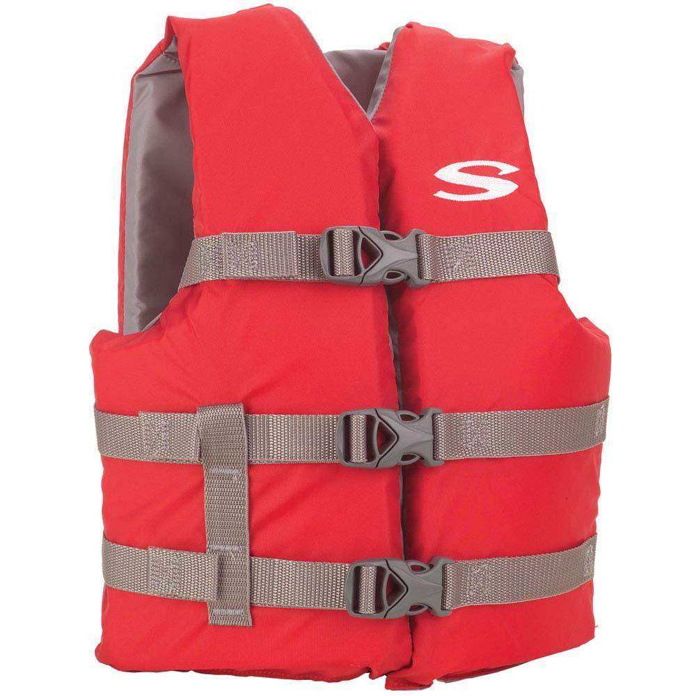 Stearns Youth Classic Vest Life Jacket - 50-90lbs - Red/Grey - Skoutley Outdoors LLC