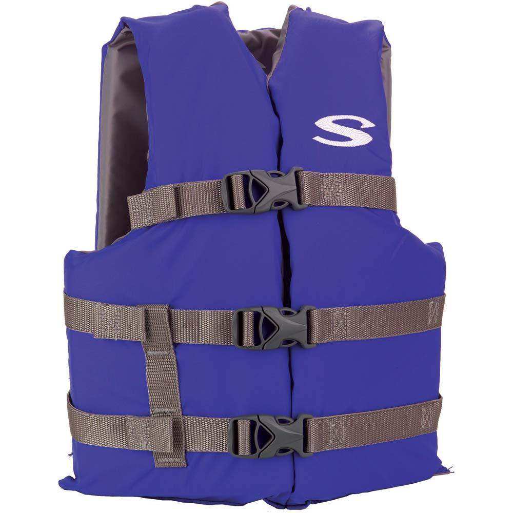 Stearns Youth Classic Vest Life Jacket - 50-90lbs - Blue/Grey - Skoutley Outdoors LLC
