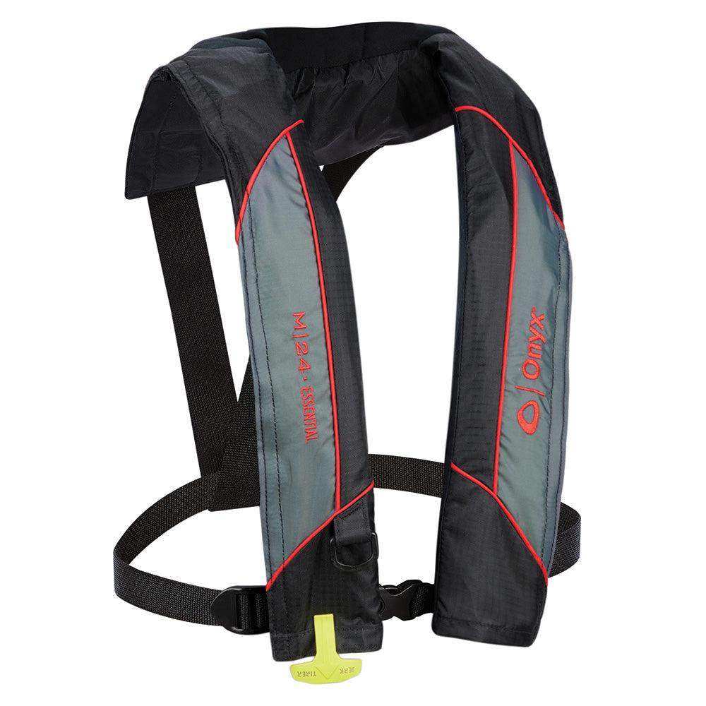 Onyx M-24 Essential Manual Inflatable Life Jacket - Red - Adult Universal - Skoutley Outdoors LLC