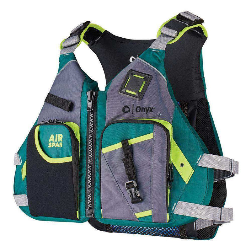 Load image into Gallery viewer, Onyx Airspan Angler Life Jacket - M/L - Green - Skoutley Outdoors LLC