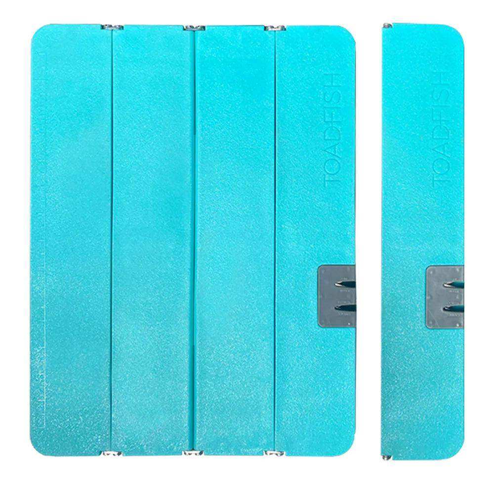 Toadfish XL Stowaway Folding Cutting Board w/Built-In Knife Sharpener - Teal - Skoutley Outdoors LLC