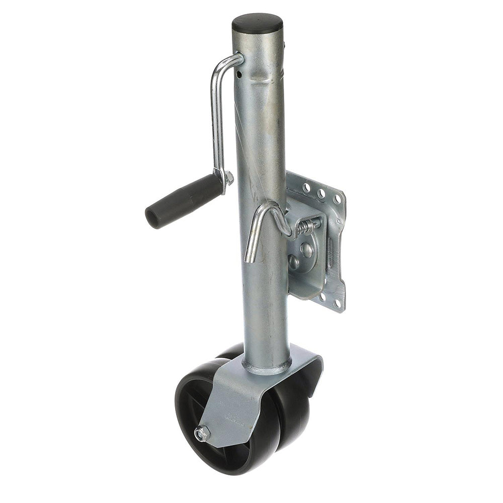 Attwood Fold-Up Trailer Jack - 1500 lb Capacity - Dual Wheel - Skoutley Outdoors LLC
