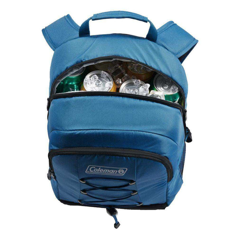 Load image into Gallery viewer, Coleman CHILLER™ 28-Can Soft-Sided Backpack Cooler - Deep Ocean - Skoutley Outdoors LLC