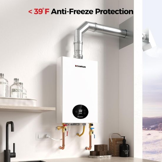Load image into Gallery viewer, Camplux Climatech 3 Indoor Gas Tankless Water Heater 102,000 BTU