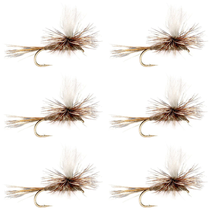 Load image into Gallery viewer, Adams Parachute Classic Dry Fly - 6 Flies Hook Size 18