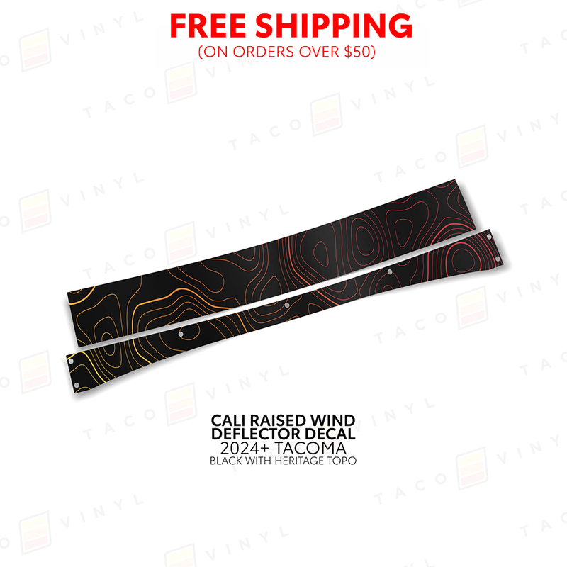 Load image into Gallery viewer, Cali Raised Wind Deflector Decal