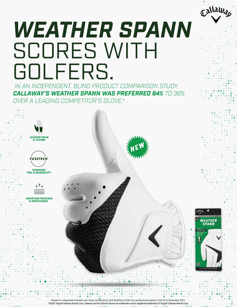 Load image into Gallery viewer, Callaway Weather Spann Golf Glove