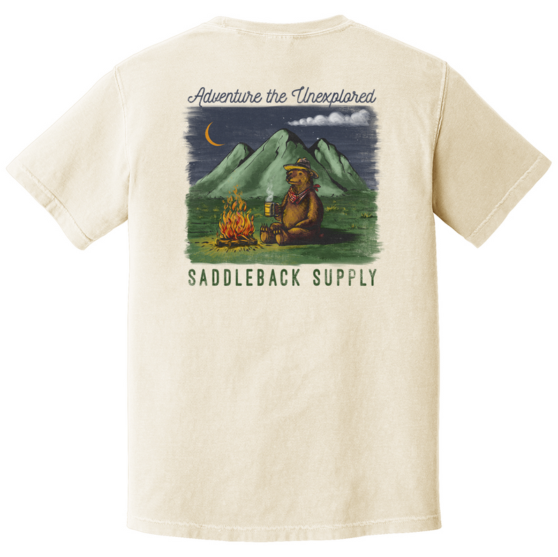 Load image into Gallery viewer, Camping Bear Pigment Tee