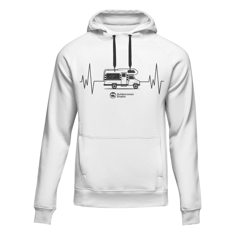 Load image into Gallery viewer, Camping Cardiogram Unisex Hoodie