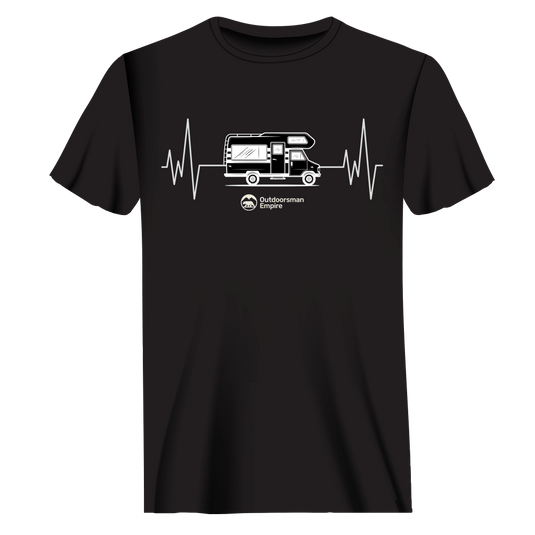 Camping Cardiogram Man T-Shirt
