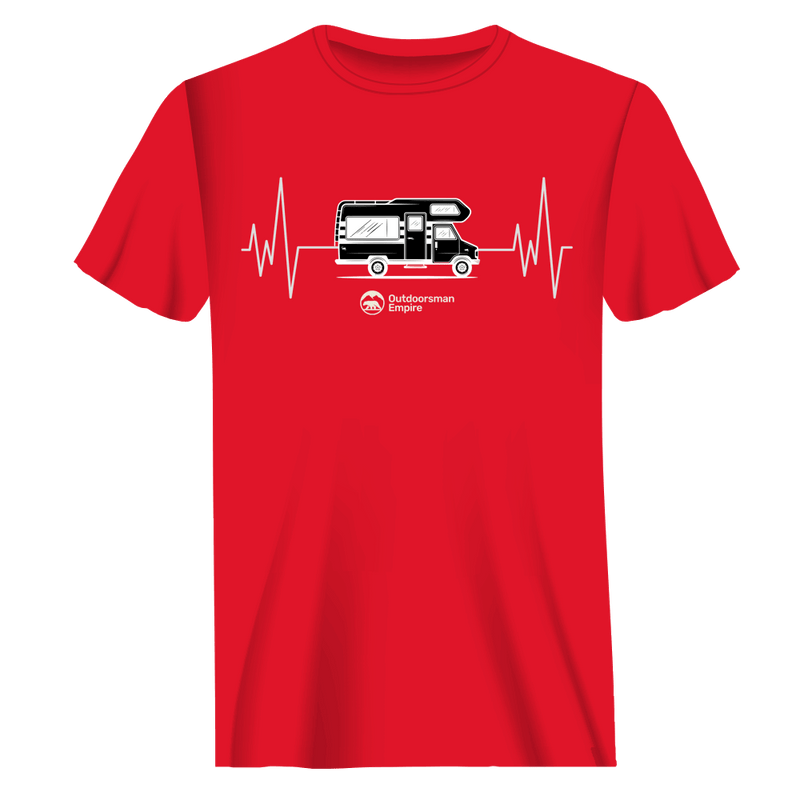 Load image into Gallery viewer, Camping Cardiogram Man T-Shirt