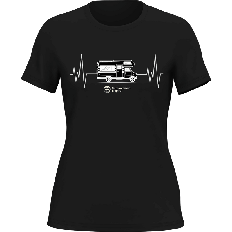 Load image into Gallery viewer, Camping Cardiogram T-Shirt for Women