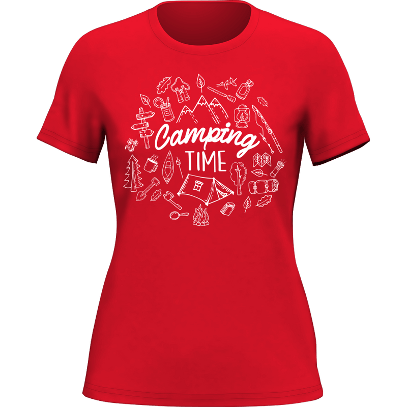 Load image into Gallery viewer, Camping Elements T-Shirt for Women