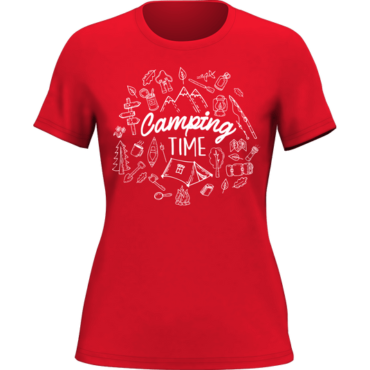 Camping Elements T-Shirt for Women