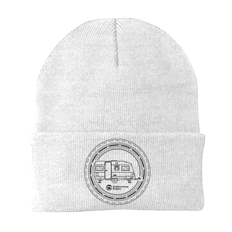 Load image into Gallery viewer, Camping Kaleidoscope Embroidered Beanie
