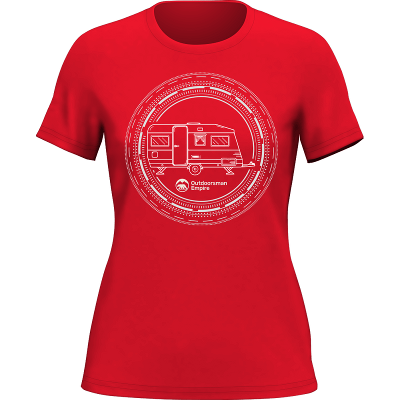 Load image into Gallery viewer, Camping Kaleidoscope T-Shirt for Women