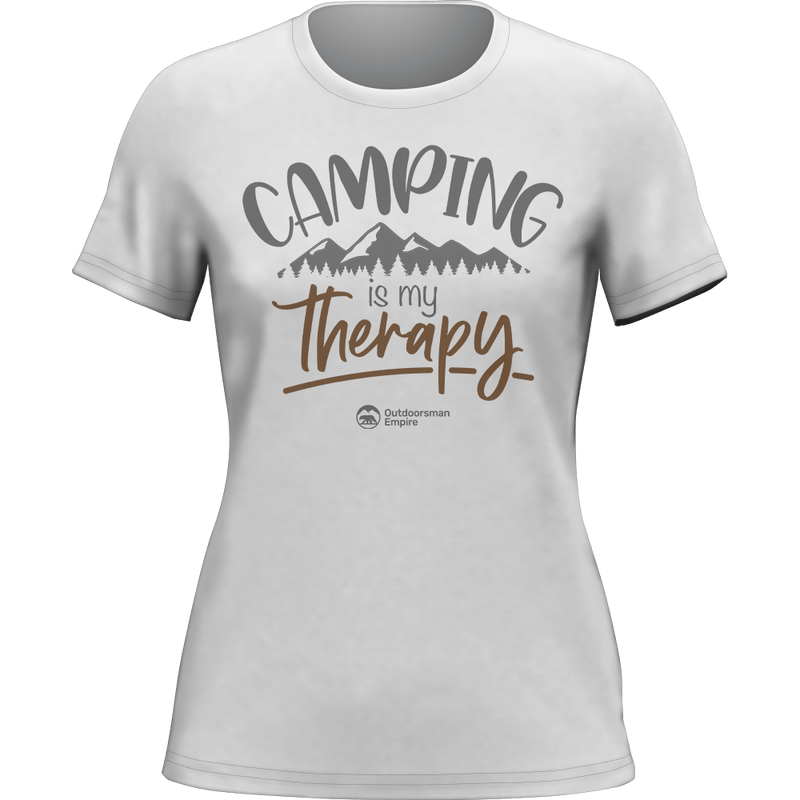 Load image into Gallery viewer, Camping Is My Therapy T-Shirt for Women