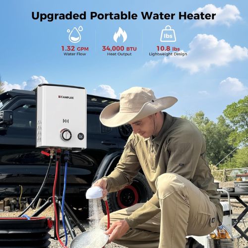 Load image into Gallery viewer, Camplux First F5 LPG Camping Water Heater