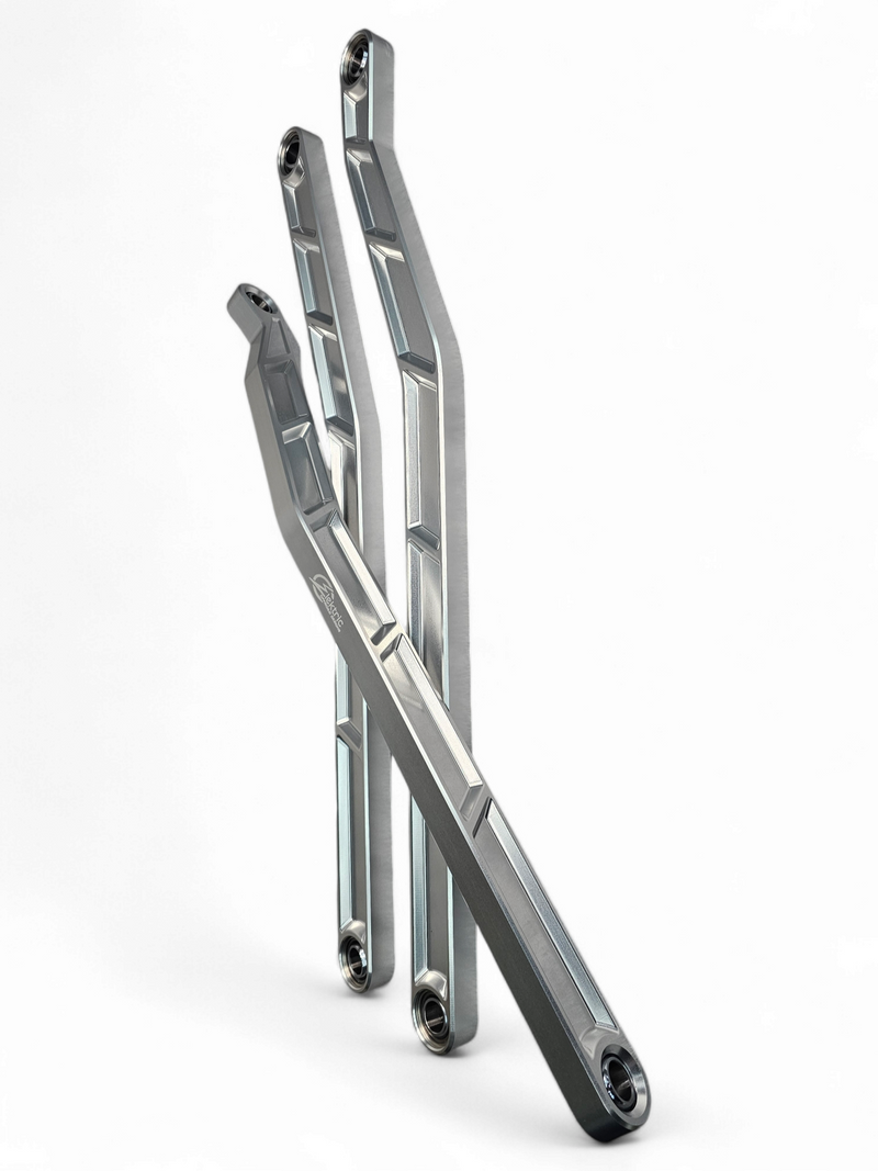 Load image into Gallery viewer, 2017 to Current Can-Am X3 Maverick High Clearance Radius Rods in Clear Finish for 72"
