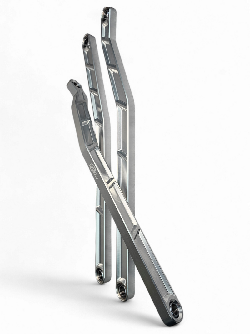 Load image into Gallery viewer, 2017 to Current Can-Am X3 Maverick High Clearance Radius Rods in Clear Finish for 72"