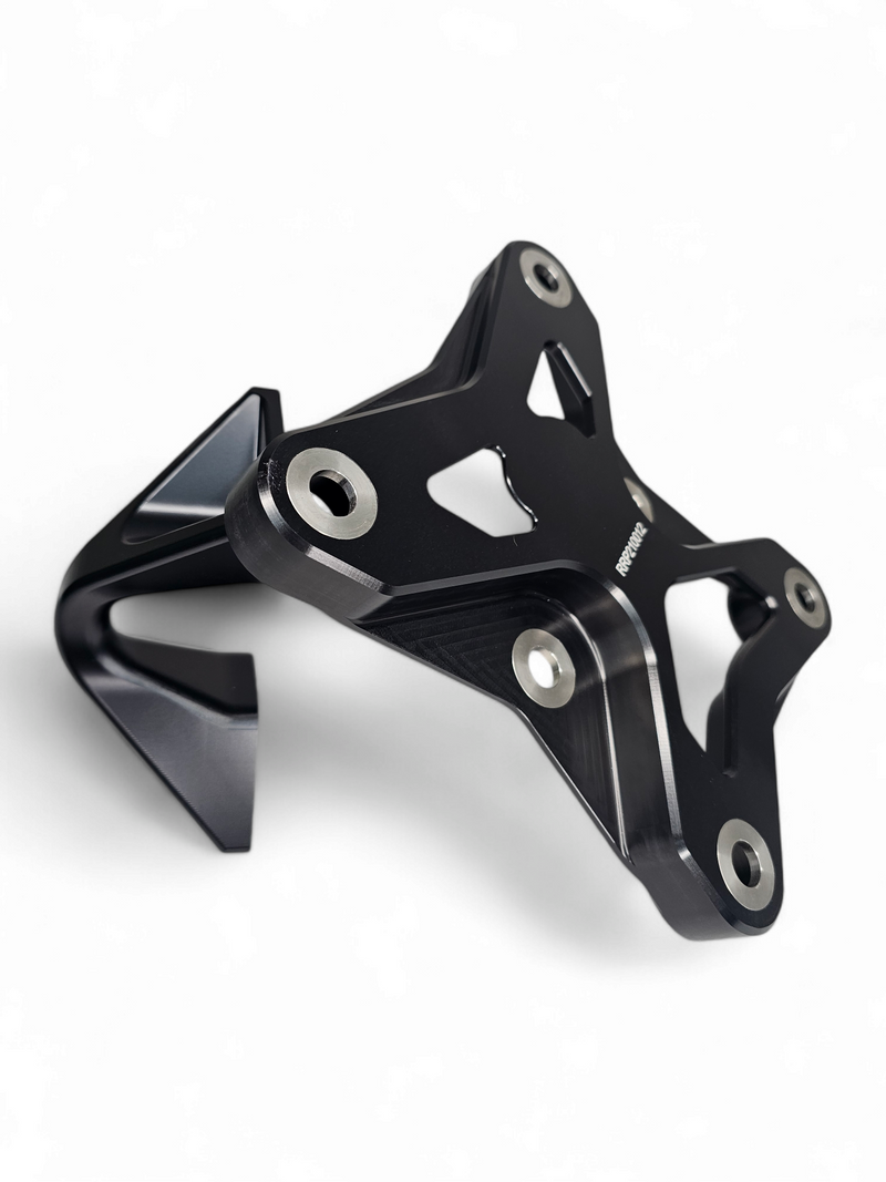 Load image into Gallery viewer, 2017 to current Can Am X3 Maverick 6 bolt EOD XL Radius Rod Plate with Tow Hook Black