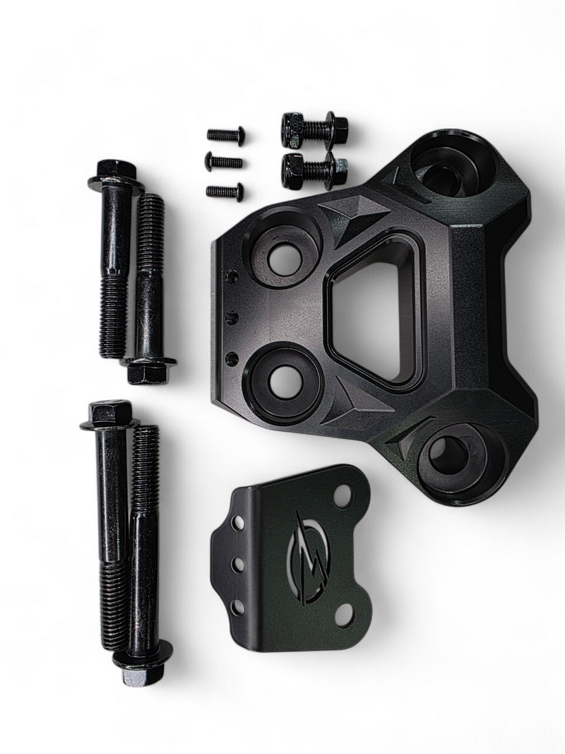 Load image into Gallery viewer, 2024+ Can Am Maverick R Billet Radius Rod Plate (Black)