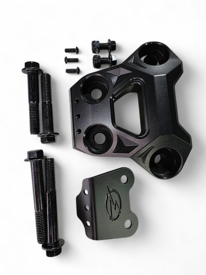Load image into Gallery viewer, 2024+ Can Am Maverick R Billet Radius Rod Plate (Black)