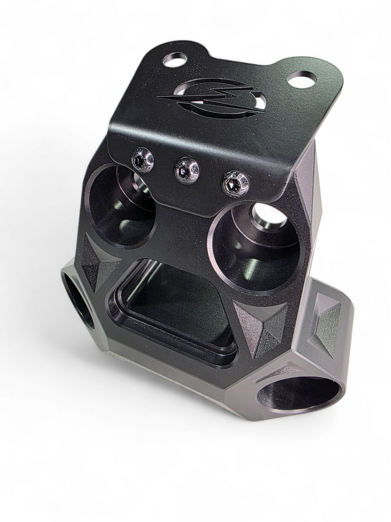 Load image into Gallery viewer, 2024+ Can Am Maverick R Billet Radius Rod Plate (Black)