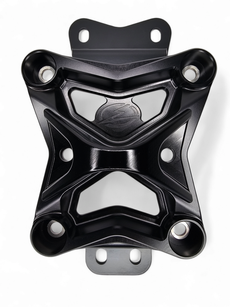 Load image into Gallery viewer, 2022 to Current Can Am X3 10 Bolt Radius Rod Plate with Pull Hook (Black)
