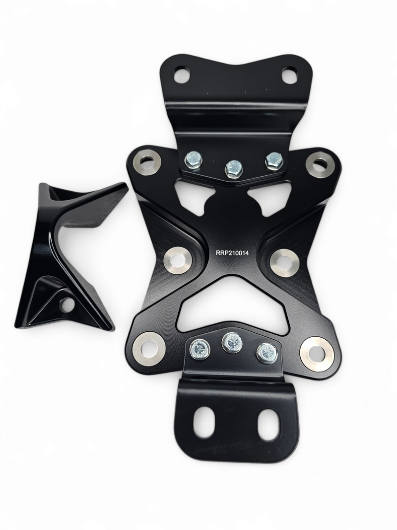 Load image into Gallery viewer, 2022 to Current Can Am X3 10 Bolt Radius Rod Plate with Pull Hook (Black)